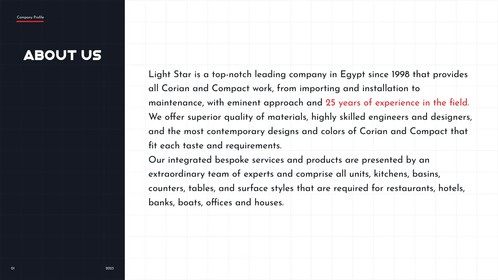 Page 2 – Light Star catalogue