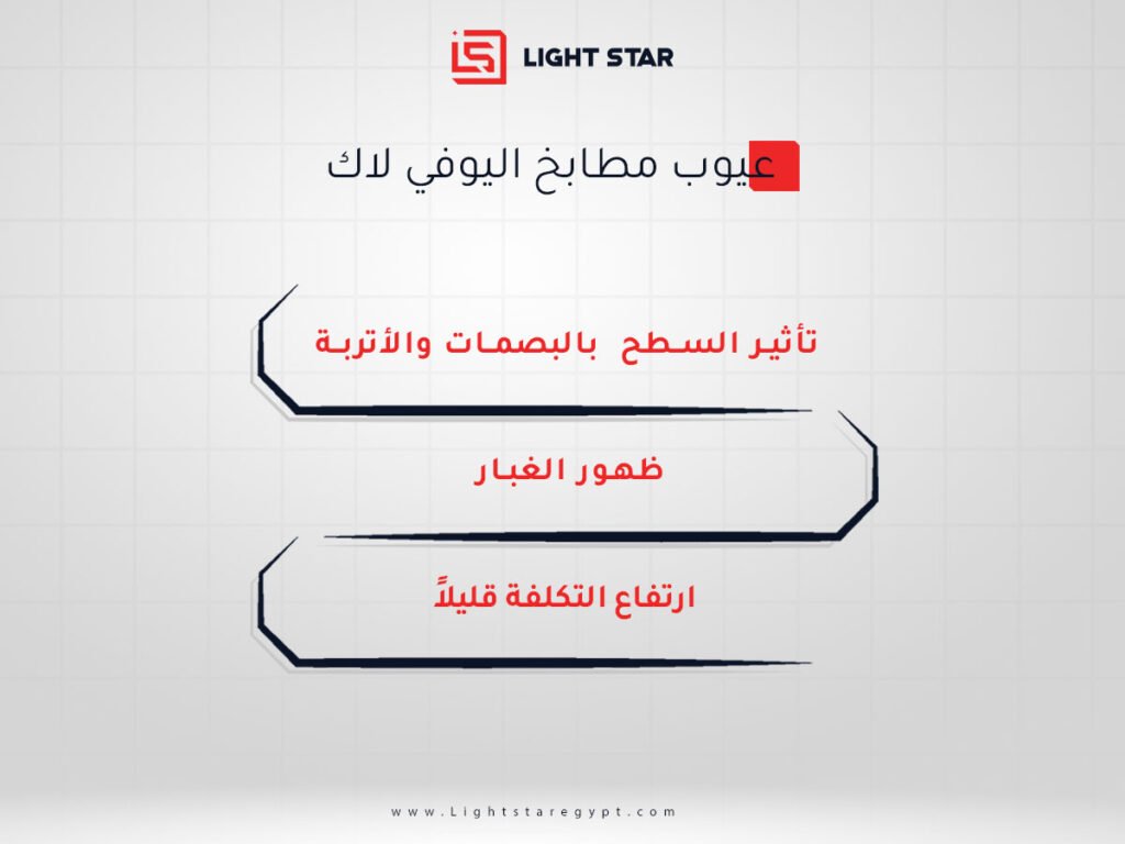 عيوب مطابخ اليوفي لاك