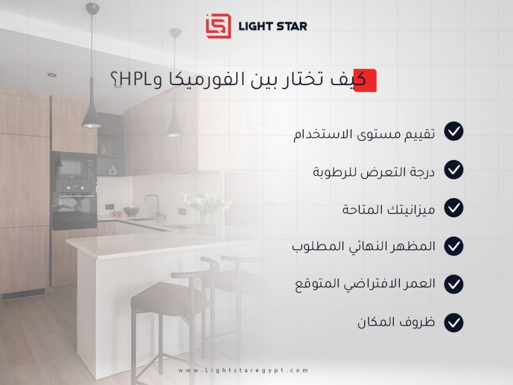كيف تختار بين الفورميكا والـ HPL؟