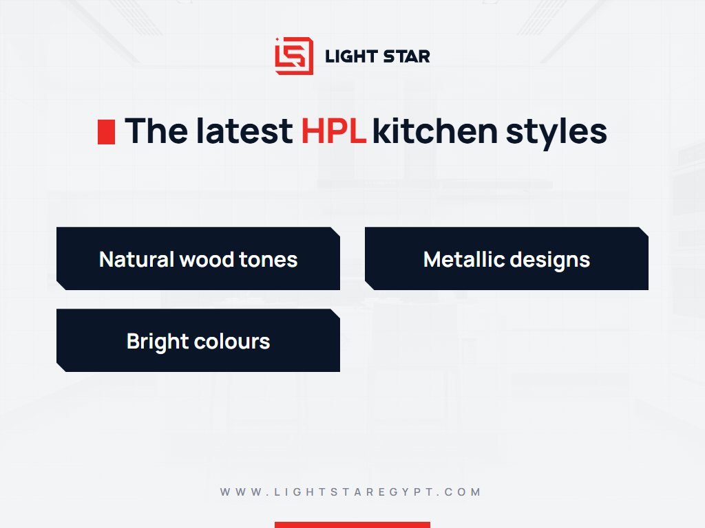 The latest HPL kitchen styles